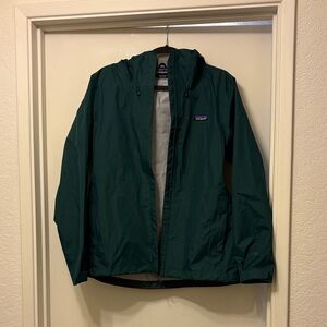 Patagonia Dark Green Raincoat